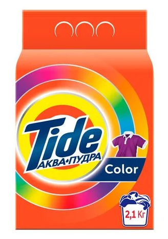TIDE Порошок пральний Автомат Аква-Пудра Колор 2.1кг